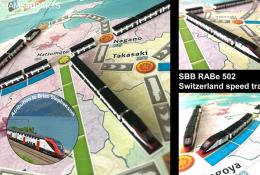 3D vytlačený vysokorýchlostný vlak SBB RABe 502 na základe skutočného modelu - Švajčiarsko