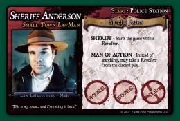 Karta hrdiny - Sheriff Anderson