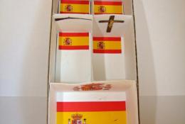 Španělé - krabička na figurky - vnitřek