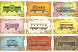 Karty vagónů a lokomotivy