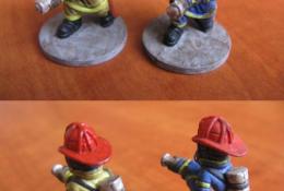 namalovaní hasiči