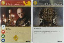 Herní karty rodu Lannisterů