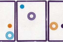 Trojice karet, ze kterých lze složit "trojsviš"
