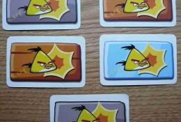 Stavební karty žlutých ptáků