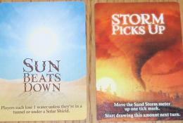 Karty bouře - slunce a bouře