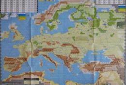 Herní mapa z revidované verze hry.