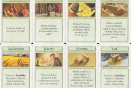 Vědeckokulturní karty - oldschool dřevěná verze