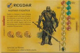Velká karta hrdiny - Regdar