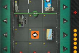 Detail části herního plánu (ponorka)