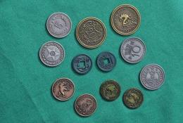 Kovové mince včetně hodnoty 2 frakce Albion
