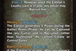 Loyalty card - Cultist The Eidolon