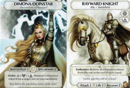 Dimona Odinstar - bojové karty