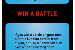 WIN a BATTLE - karta za vyhranou bitvu
