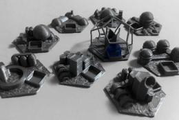 Vesmirne mesta do Mars: Terraformace. 3D print, 9 modelov (bez specialnych policok)