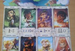 Ukázka některých karet bohů