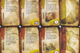 Kingdom cards (+ rub) - přidávají se do balíčku ze základní hry