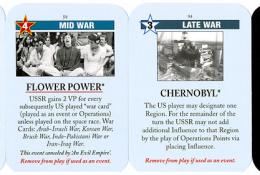 Karty ze všech tří dob studené války