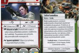 Kampaňové karty (CZ překlad): nasazovací karta postavy, karta vedlejší mise