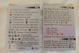 Ukázka referenčních karet hráče rub a líc - ENG verze