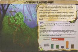 A Spread of Rampant Green - zadní strana desky