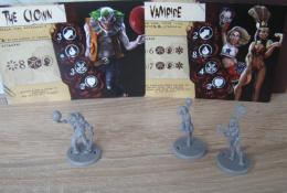 Figurky - klaun a vampírky