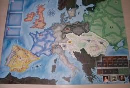 Hrací plán - mapa Evropy 1805 - 1815