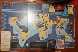 SPOLER - Dohraný pandemic Legacy season 2 - mapa