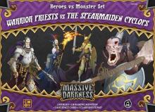 Massive Darkness: Heroes & Monster Set – Warrior Priests vs The Spearmaiden Cyclops - obrázek