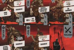 Mercenaries figure cards+rub karty