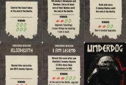 Underdog mission cards+rub karty