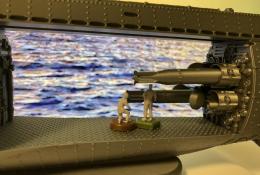UBoat VIIC 3D print ponorky - nabijanie torped je "realisticke" :-)