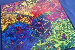 Würstreich - barevně jsou odlišeny čtyři teritoria mapy