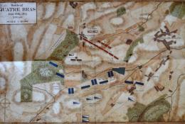 Mapa, která pro hru nemá význam, ale lze k ní stáhnout pravidla a máte další hru (Quatre Bras)