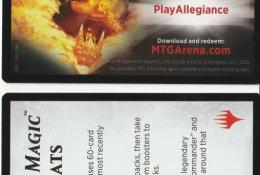 MTG - promo karta Allegiance - Rub a líc