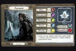 Faramir - přehledová karta zepředu