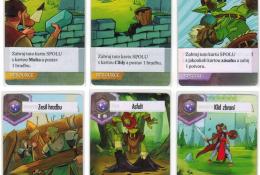 Nová grafika karet ve 2. vydání hry (s českými přelepkami)