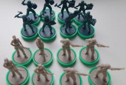Zelený hráč - Figurky vojáků
