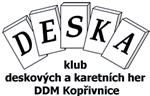 DESKA - Klub deskových a karetních her DDM Kopřivnice - logo